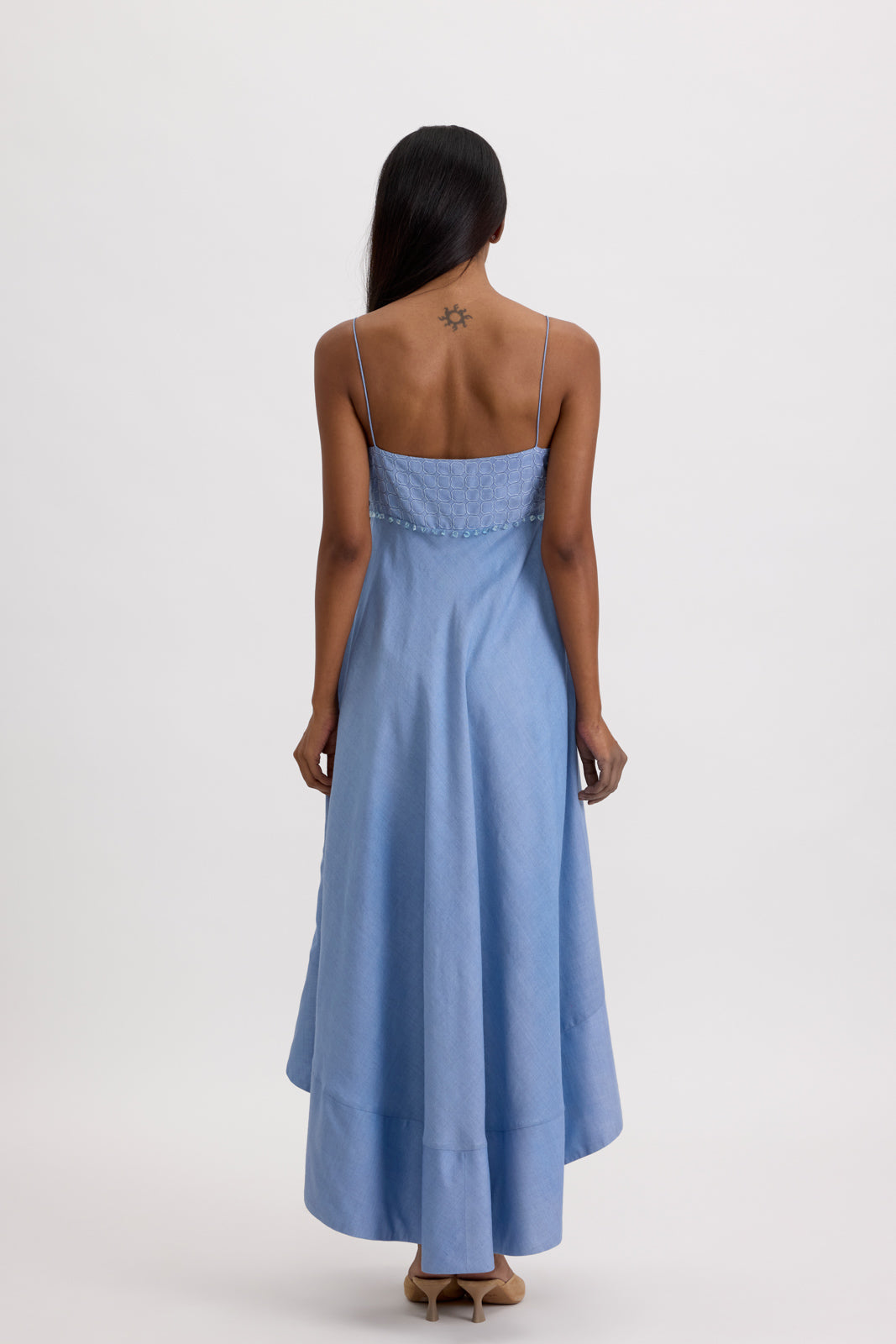 STRAPY MIDI DRESS