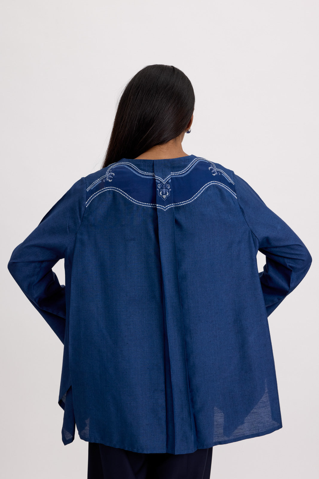 LAZULI BLOUSE - MIDNIGHT BLUE