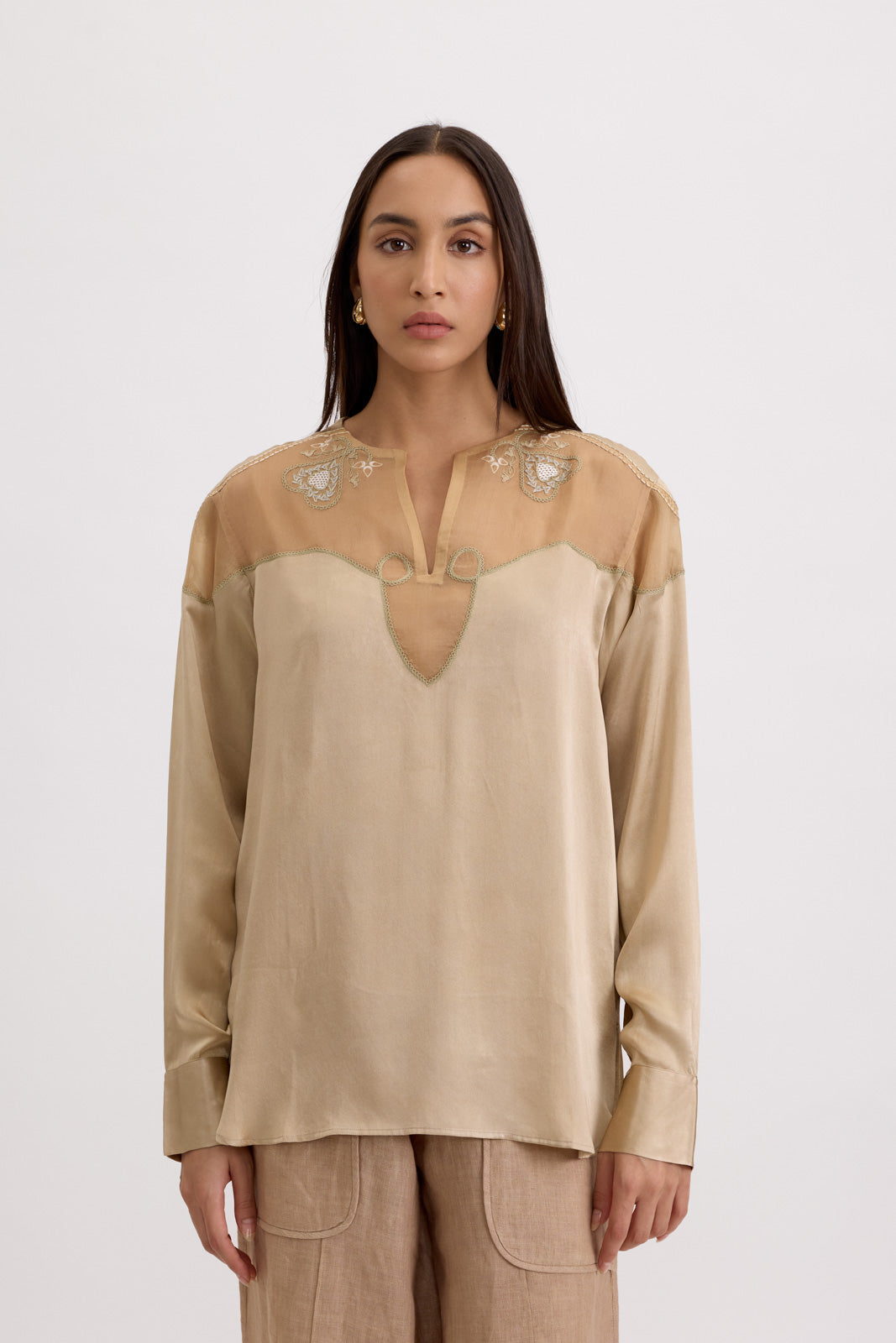 CHAMPAGNE BLOUSE