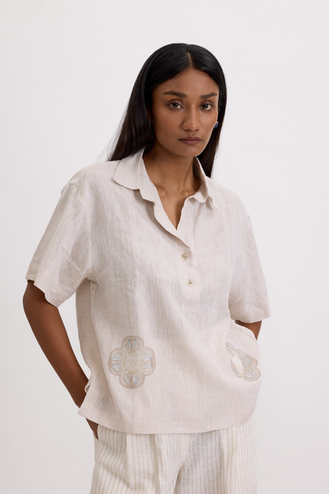 BOXY LUNA - POWDER GREY