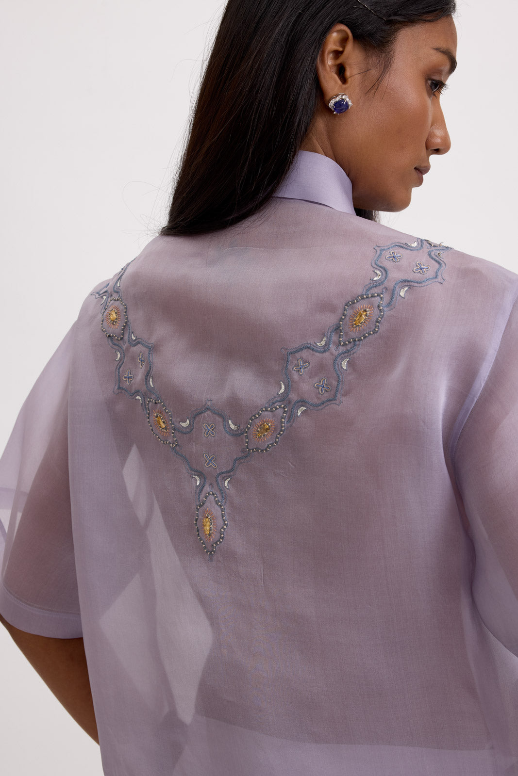 BOXY ORGANZA SHIRT
