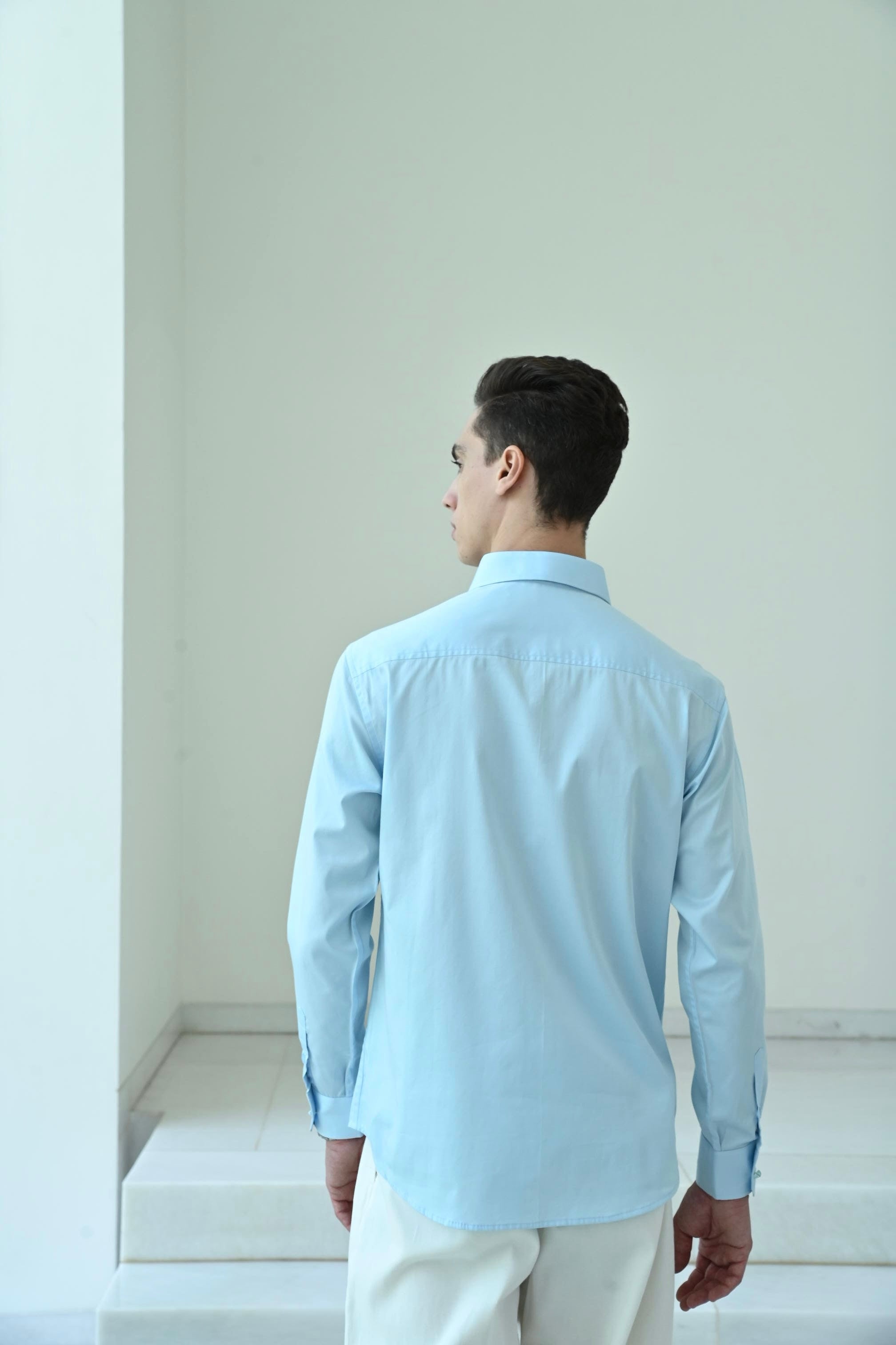 CLASSIC COTTON SHIRT - SKY BLUE