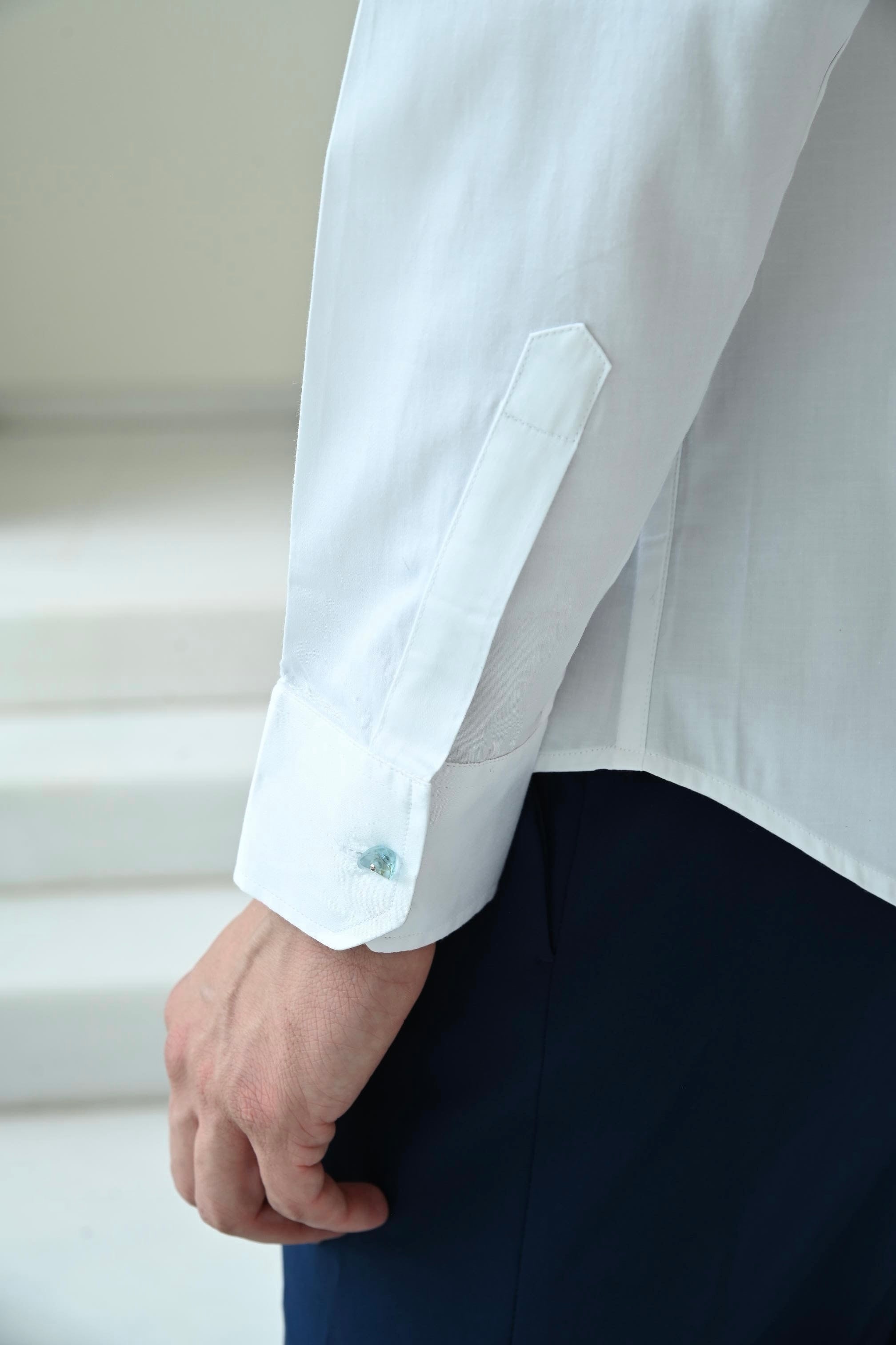 CLASSIC COTTON SHIRT - WHITE