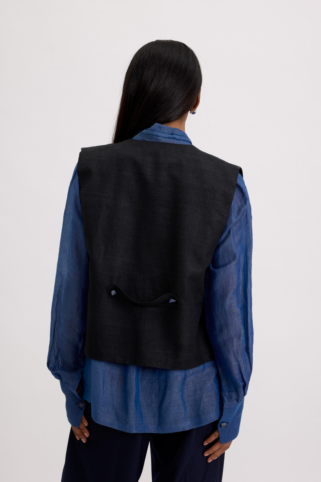 HALF JACKET - BLACK