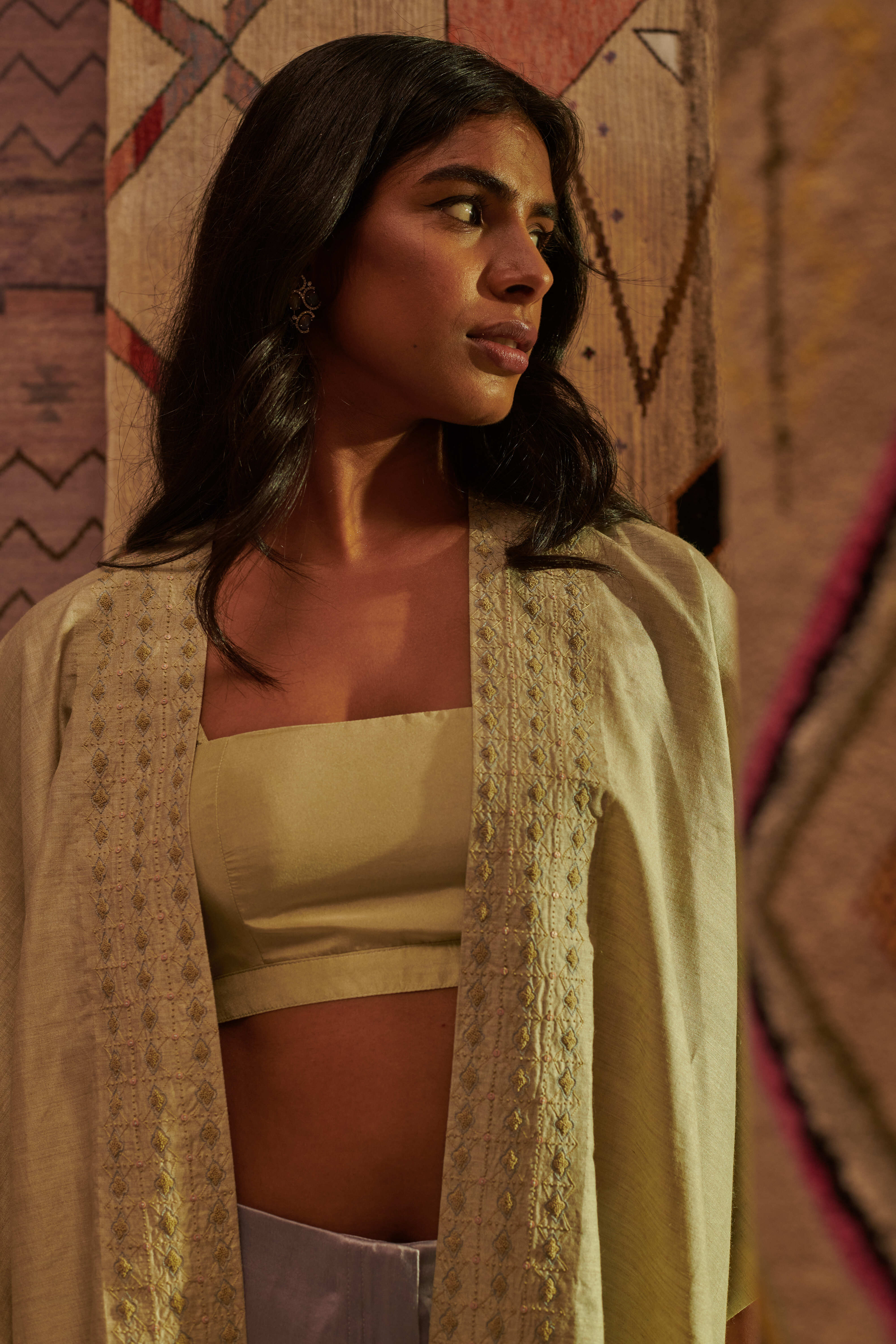SAGE KAFTAN SET