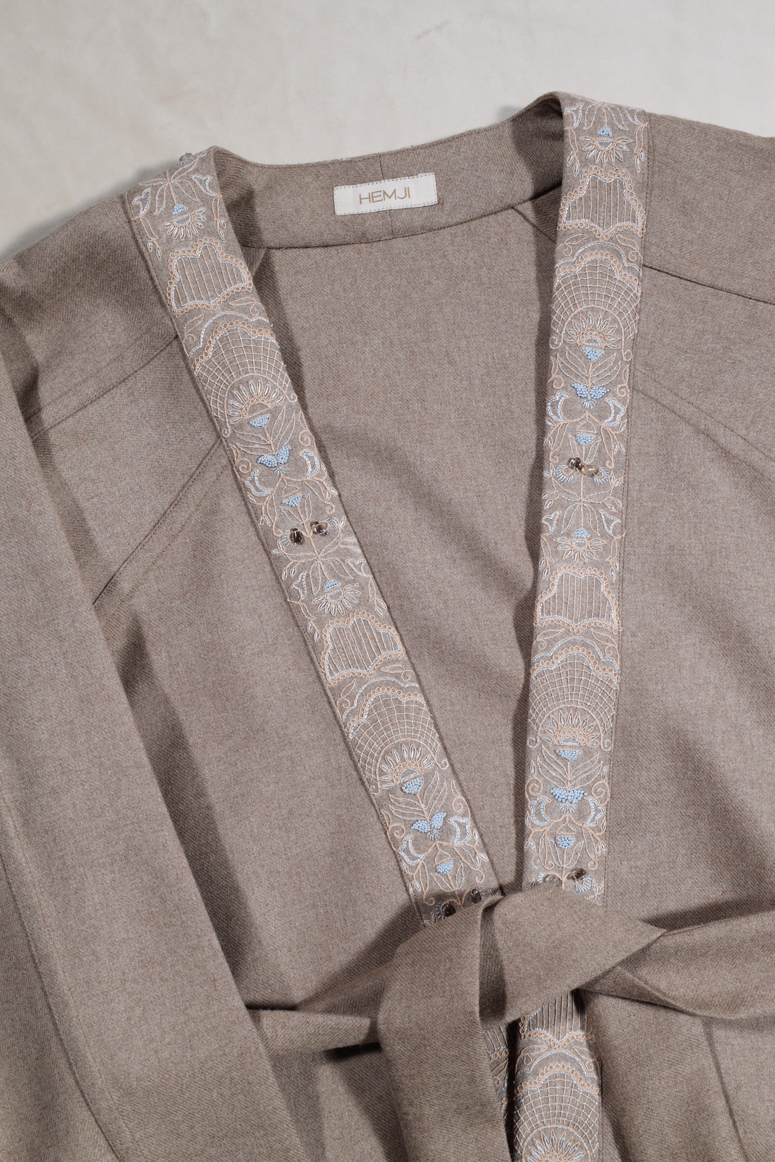 KIMONO WRAP - ECRU
