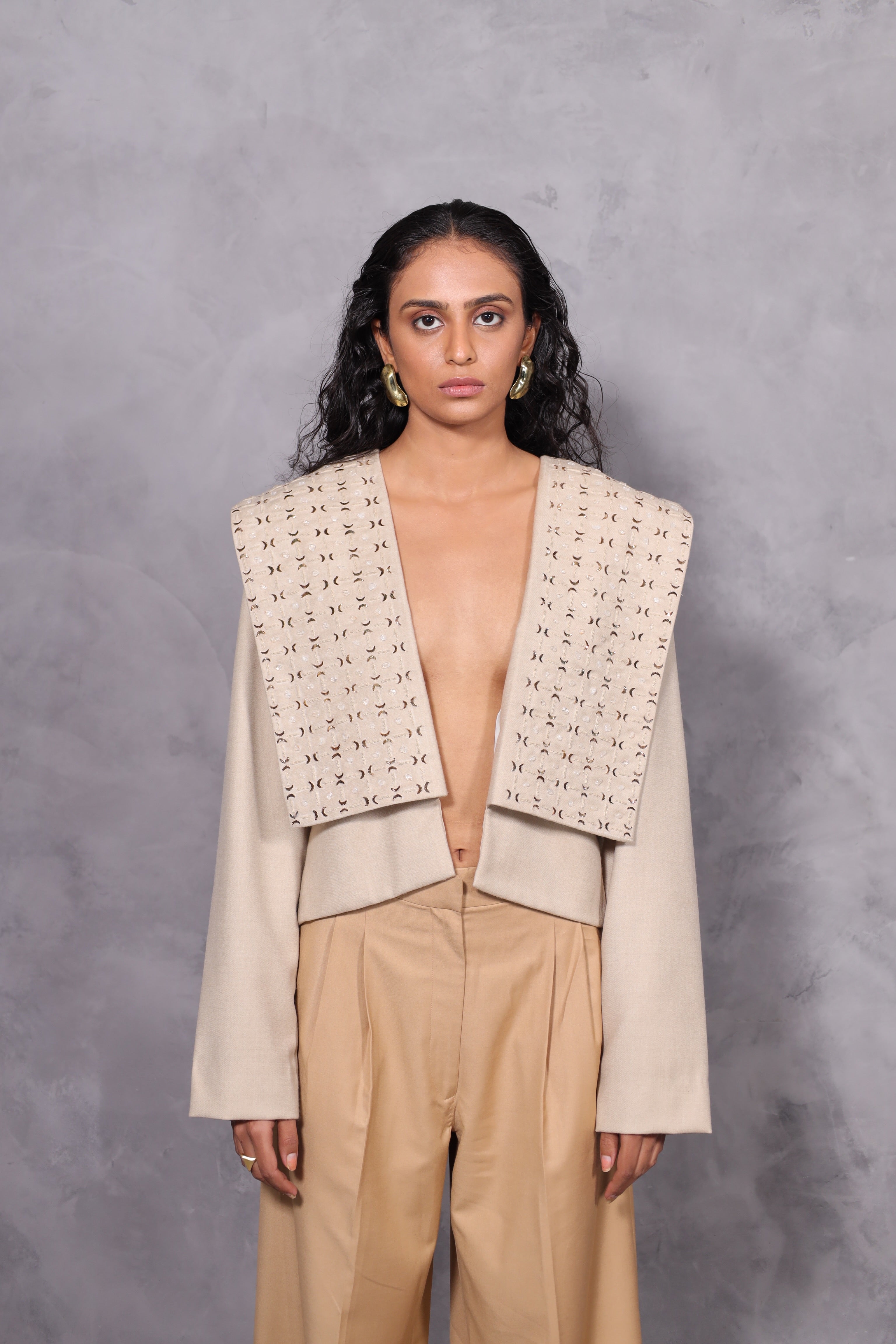 VICTORY WOOL JACKET - CREAM