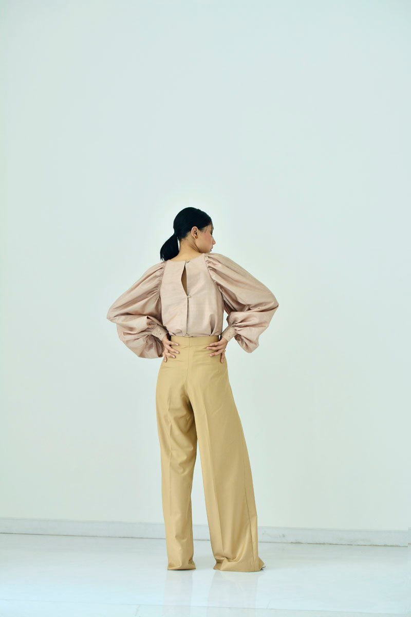 SUIT TROUSER - BISCOTTI