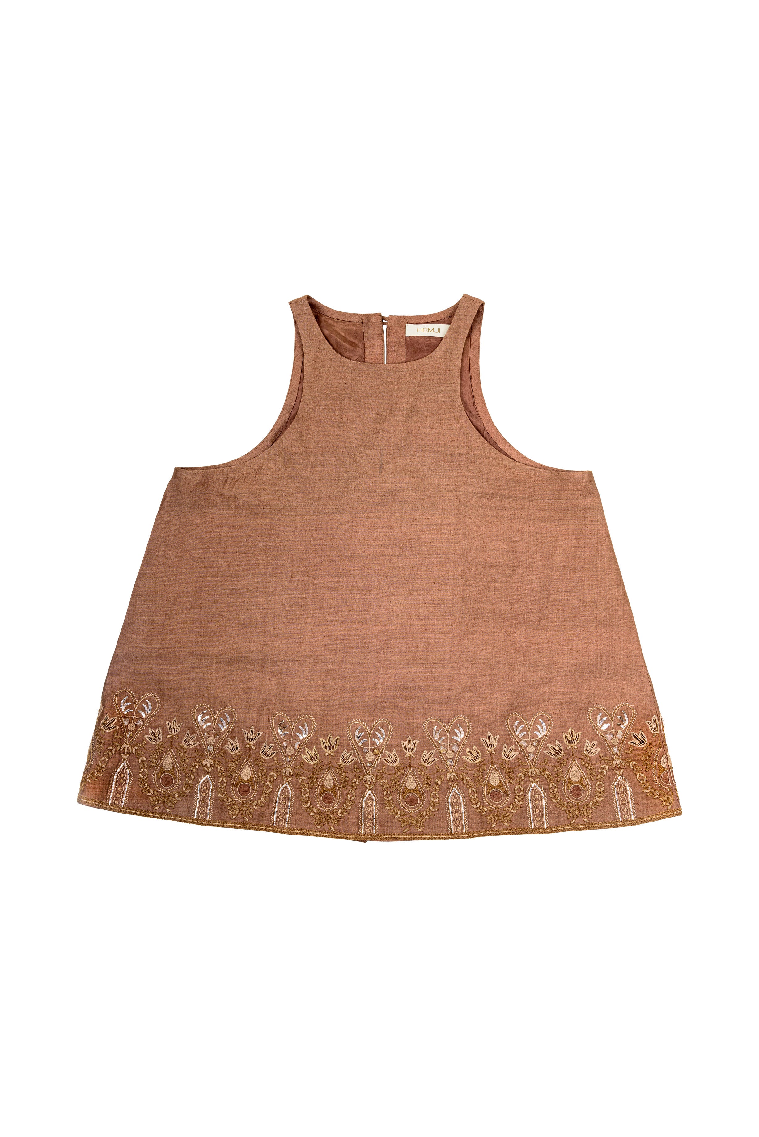 RACER TOP - TRUE BROWN