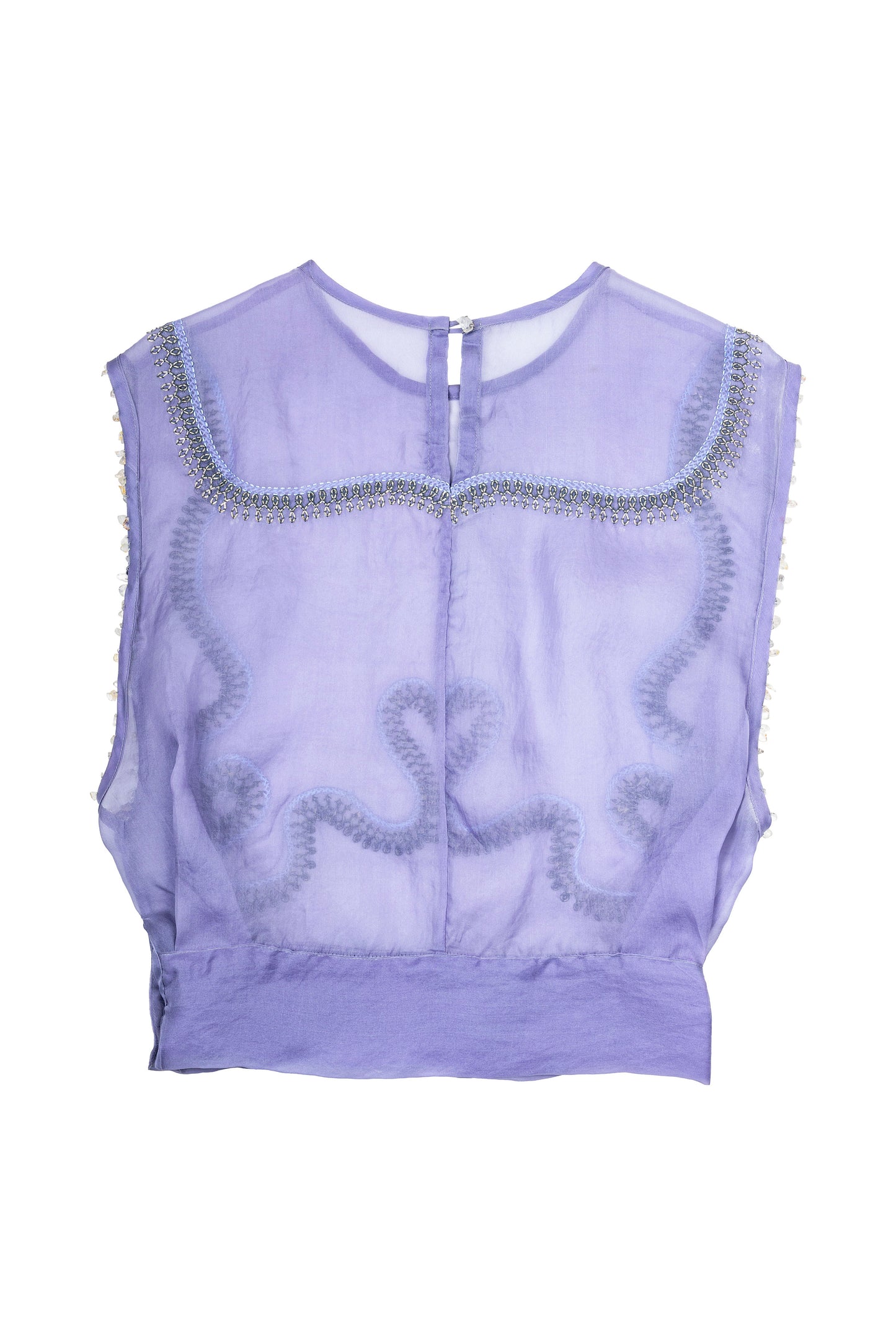 XXL OVER-LAYER TOP - PIGEON BLUE