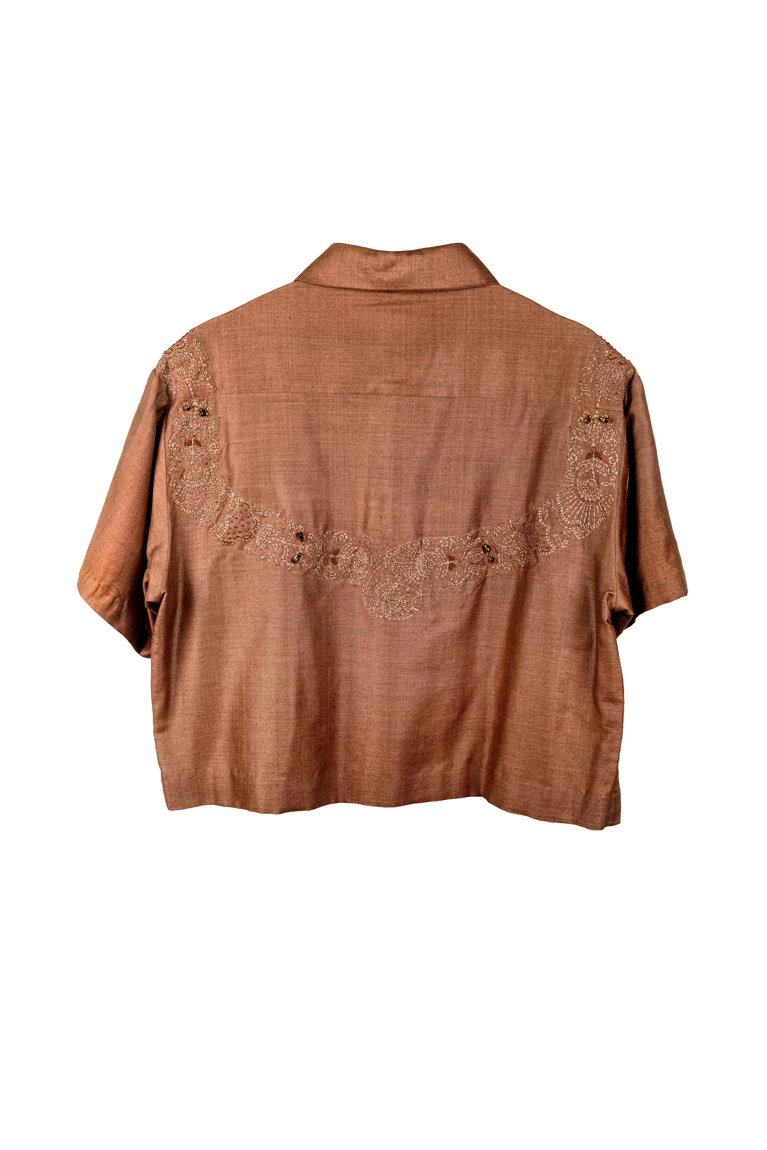 BOXY CROPPED SHIRT