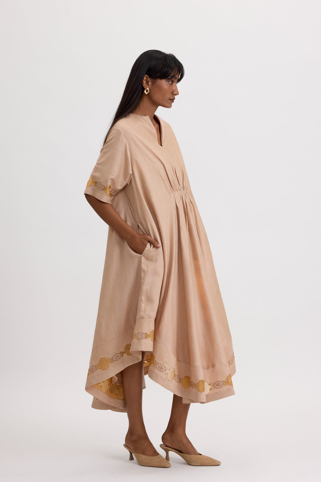 KAFTAN MIDI - CREAM