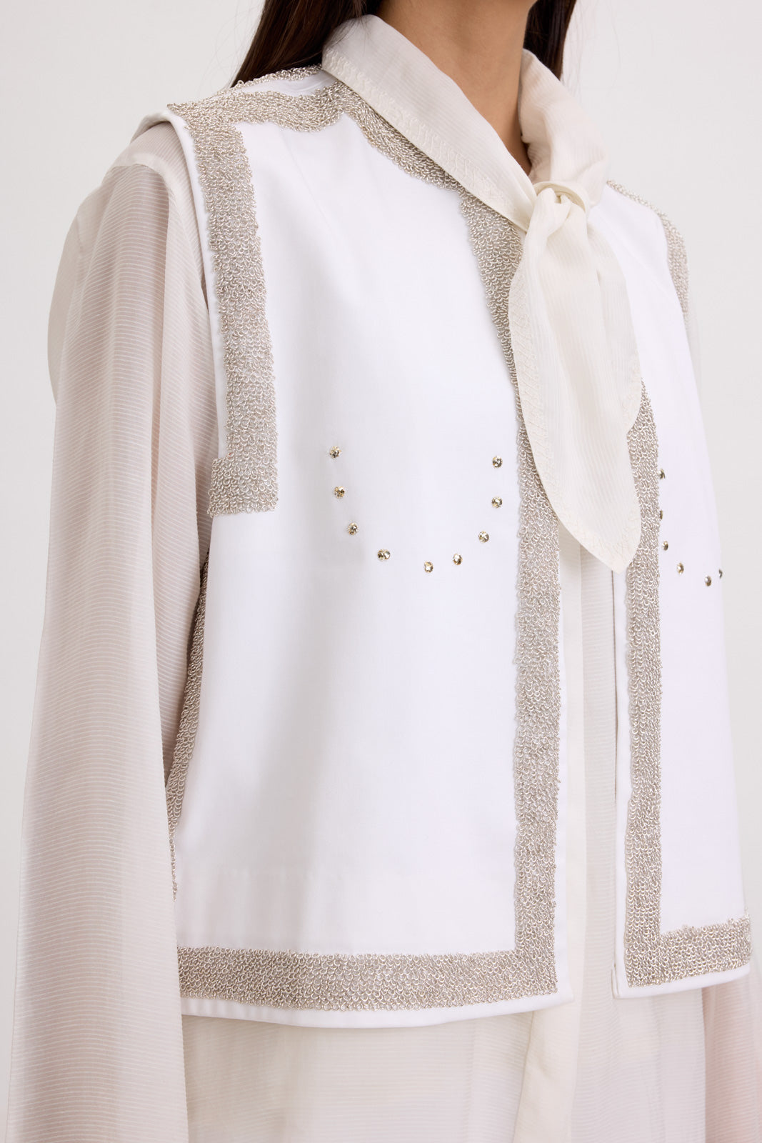 IMPRESSIONS VEST - SNOW (UNISEX)