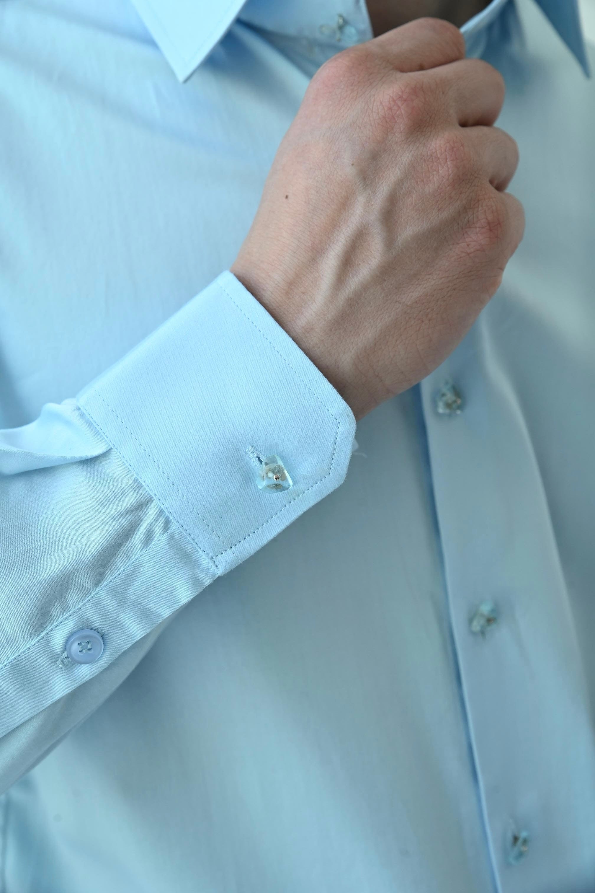 CLASSIC COTTON SHIRT - SKY BLUE