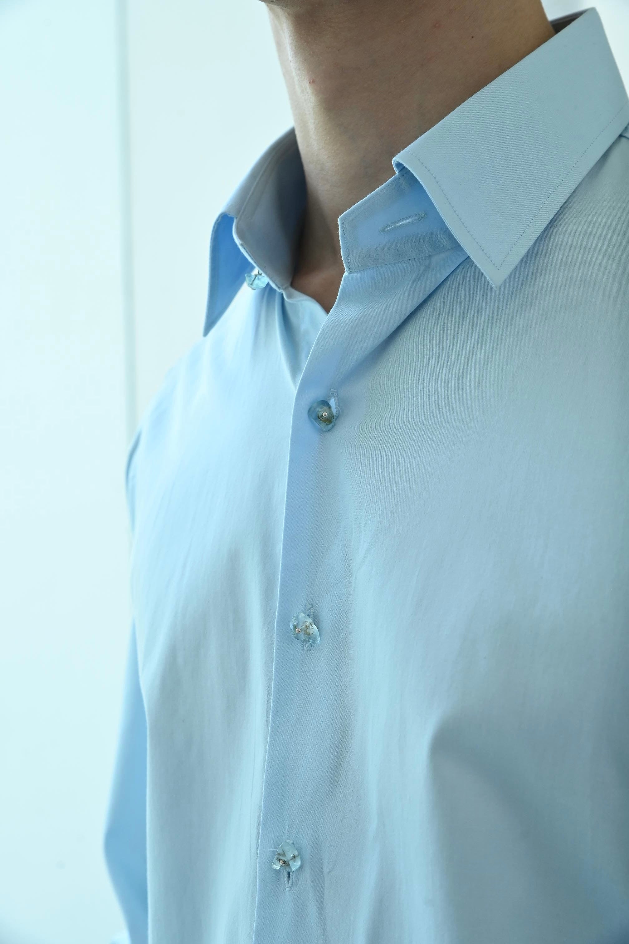 CLASSIC COTTON SHIRT - SKY BLUE