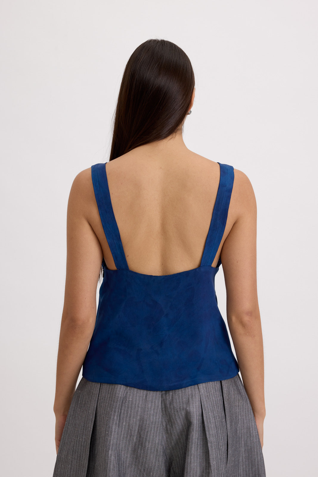 CREPE SINGLET MINI - MIDNIGHT BLUE