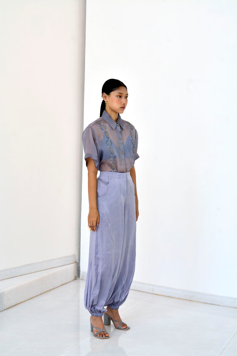 LOUNGE PANTS - PEIGON BLUE