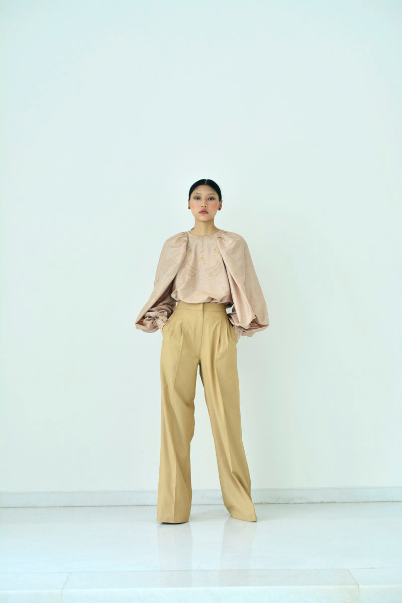 SUIT TROUSER - BISCOTTI