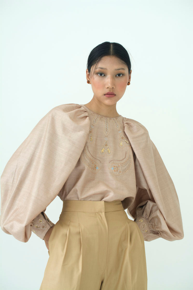 SUIT TROUSER - BISCOTTI