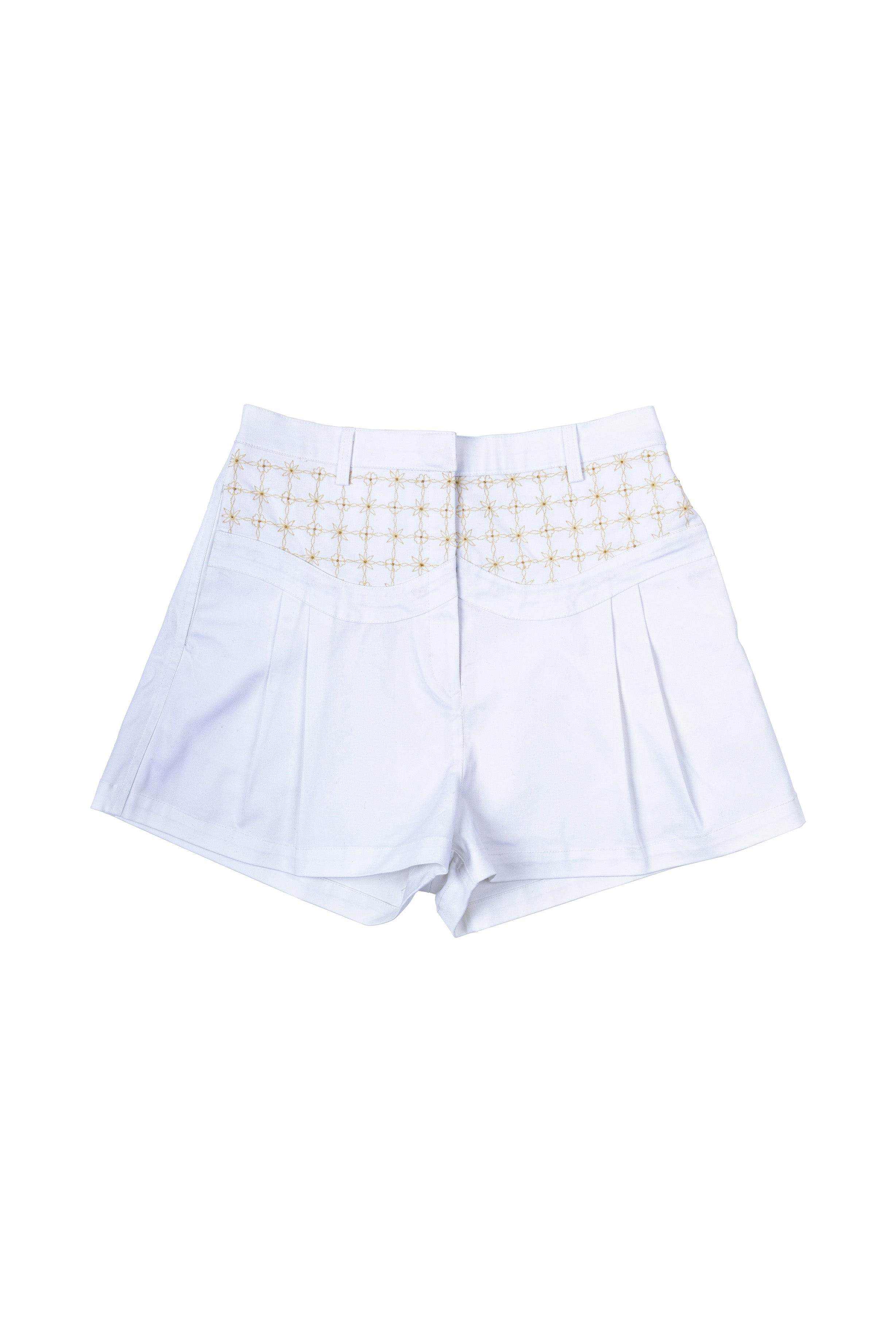 CLASSIC FIT SHORTS - POWDER WHITE